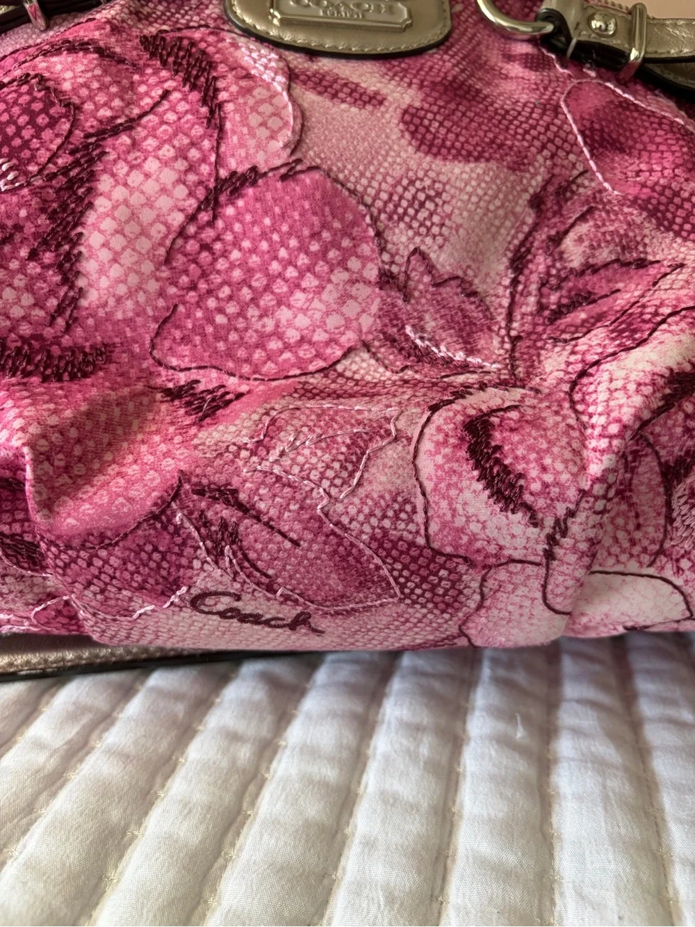 Coach Madison Floral Sophia Satchel
